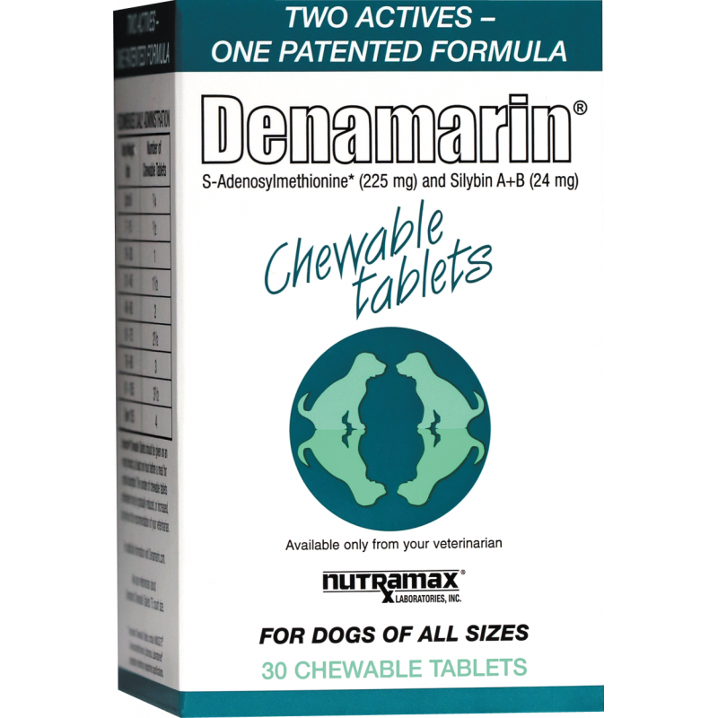 Denamarin Chewable Tabs 30ct for Dogs 1 Pack