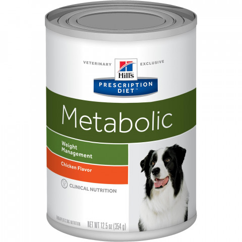 Hill's Prescription Diet Metabolic Weight Management Chicken Flavor Canned Dog Food