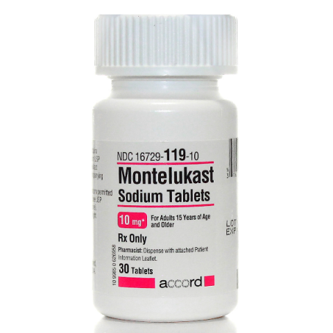 Singulair (Montelukast Sodium) 10mg 30 Tablets