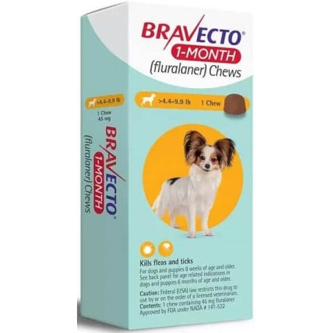 Bravecto 1-Month Chews 4-10