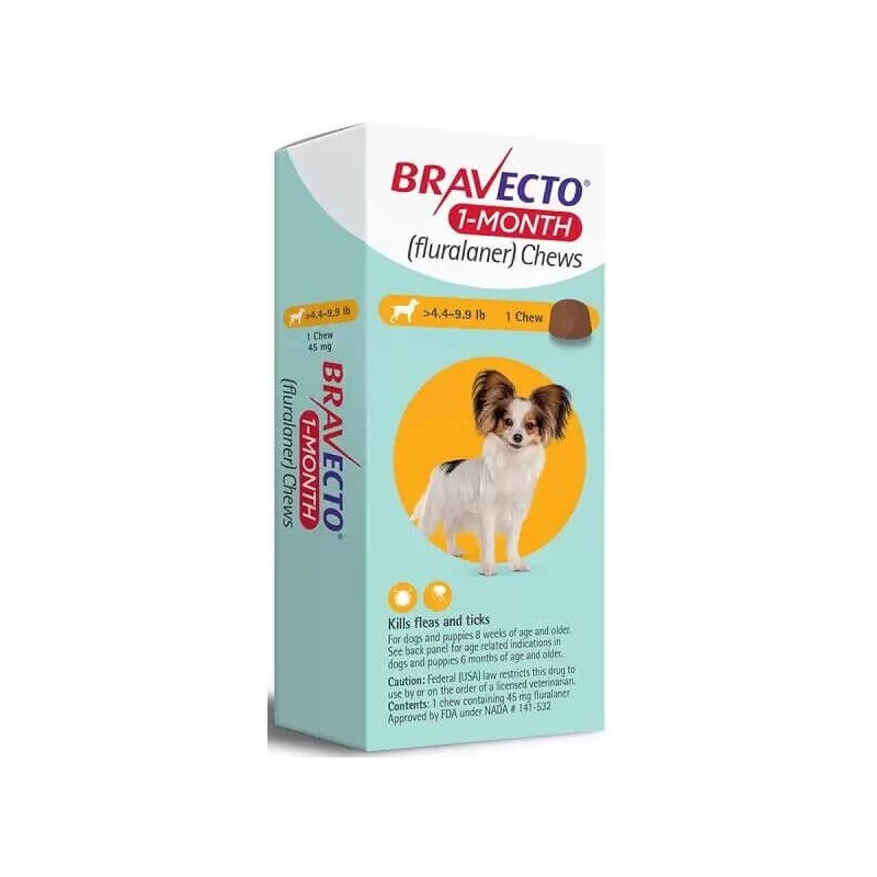 Bravecto 1-Month Chews 4-10