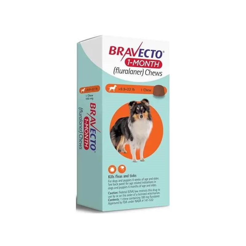 Bravecto 1-Month Chews 10-22