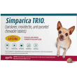 Simparica Trio Chewable Tablets 2.8-5.5 lbs 1 dose