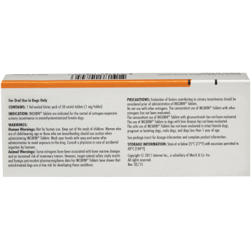 Incurin Tablets 1mg back