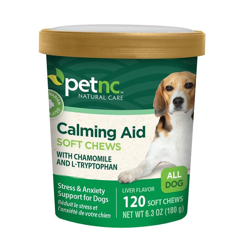 PetNC Calming Aid Soft Chews for Dogs