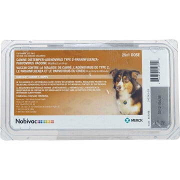 Nobivac Canine 1-DAPPv (5 Way) 25 ds tray Category