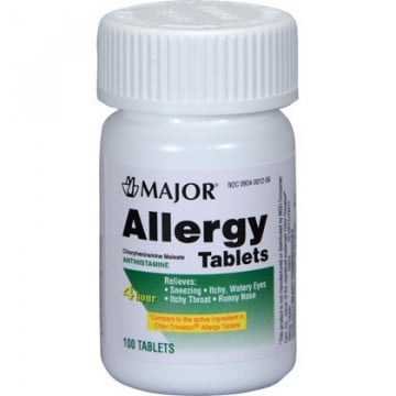 Chlorpheniramine 4 Mg Tabs Category