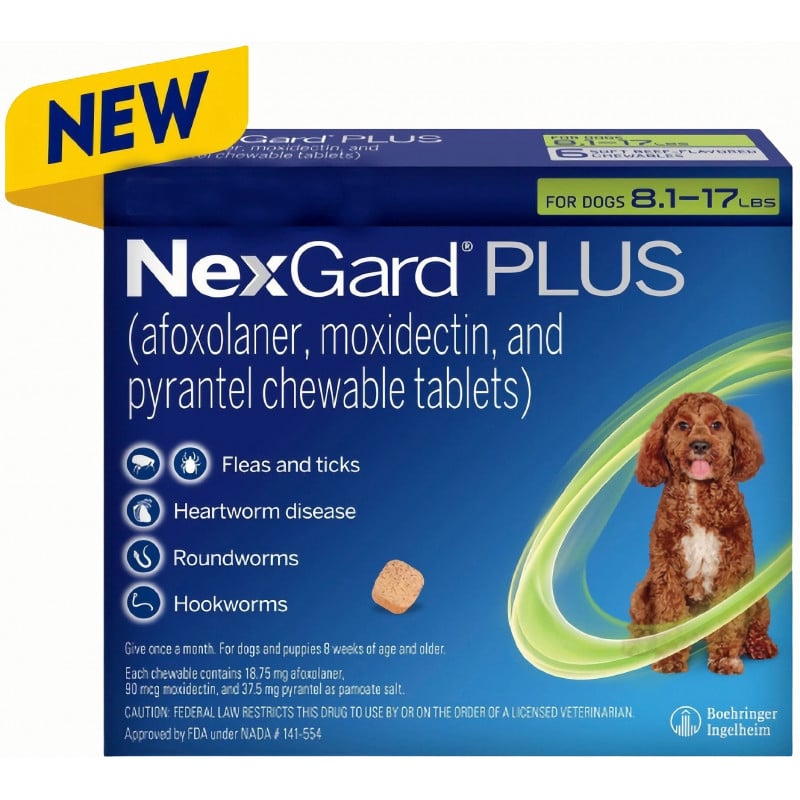 NexGard Plus 8.1-17 1 dose