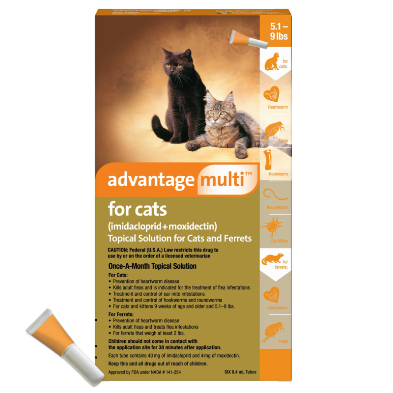 Advantage Multi for Cats 5-9 lbs